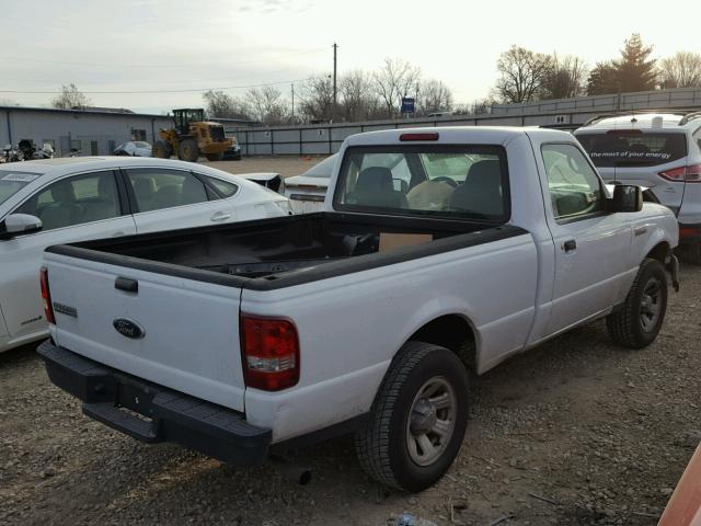 1FTYR10D99PA49154 - 2009 FORD RANGER WHITE photo 4