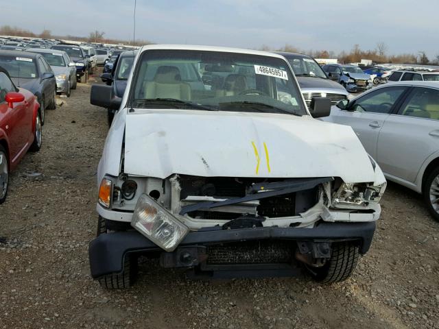 1FTYR10D99PA49154 - 2009 FORD RANGER WHITE photo 9