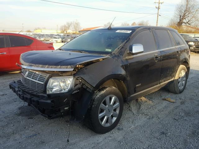 2LMDU88CX7BJ28757 - 2007 LINCOLN MKX BLACK photo 2