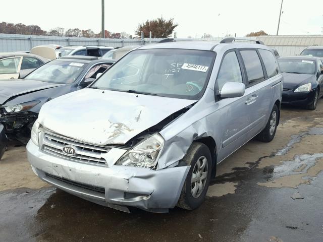 KNDMB233X96319218 - 2009 KIA SEDONA EX SILVER photo 2