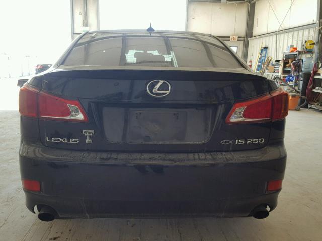 JTHBK262X92091852 - 2009 LEXUS IS 250 BLACK photo 9