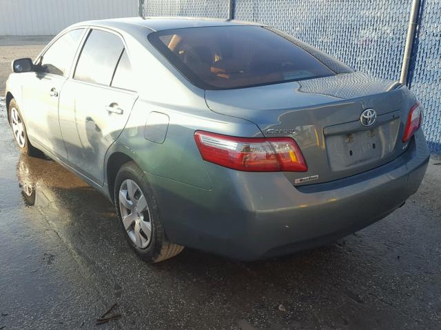 4T1BE46K19U915337 - 2009 TOYOTA CAMRY BASE GREEN photo 3