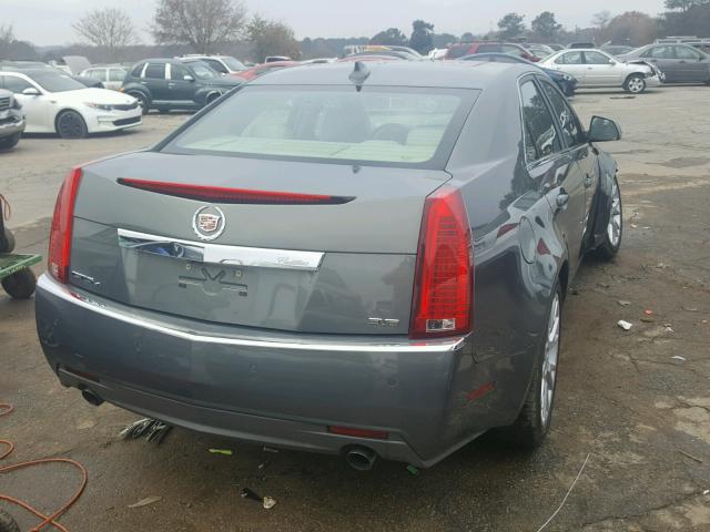 1G6DM5ED3B0117818 - 2011 CADILLAC CTS PERFOR GRAY photo 4