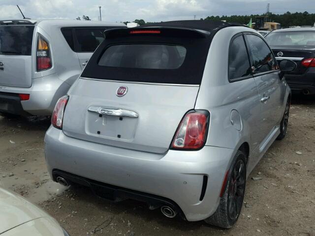 3C3CFFJH6ET188489 - 2014 FIAT 500 ABARTH SILVER photo 4