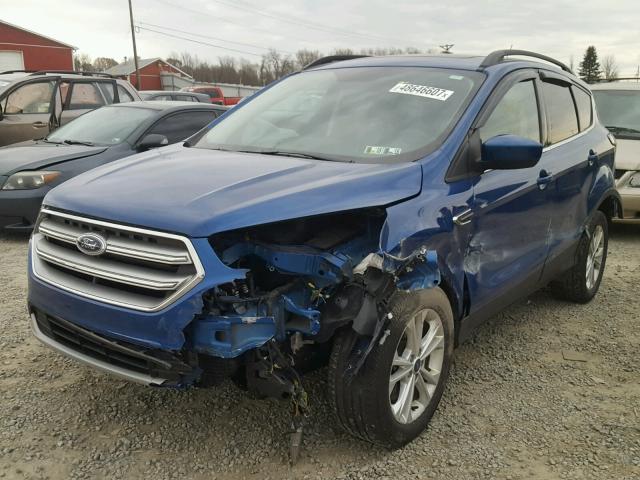 1FMCU9G93HUB39548 - 2017 FORD ESCAPE SE BLUE photo 2