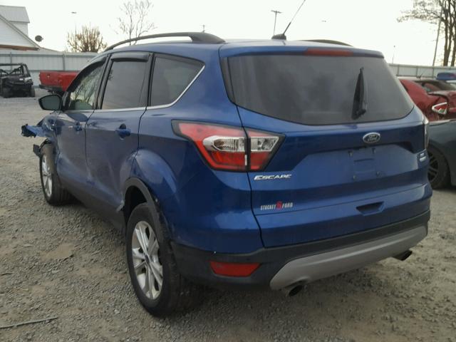 1FMCU9G93HUB39548 - 2017 FORD ESCAPE SE 蓝色 照片 3