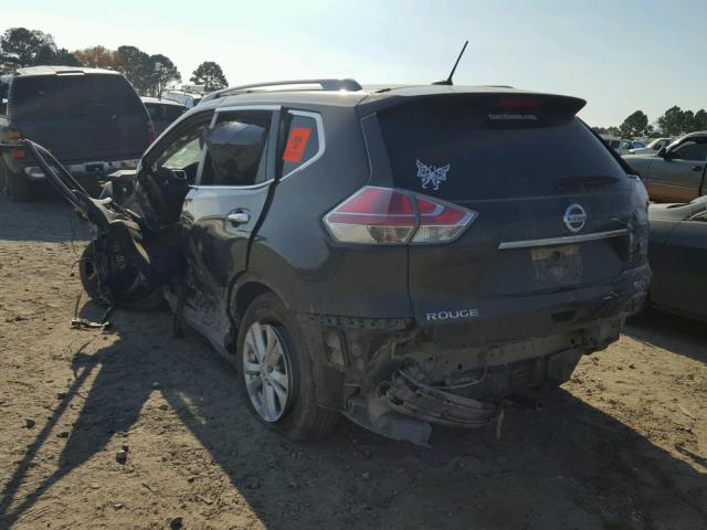 5N1AT2MV0EC787403 - 2014 NISSAN ROGUE S GRAY photo 3