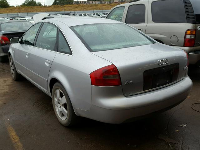 WAUED64BX1N092793 - 2001 AUDI A6 2.7T QU SILVER photo 3