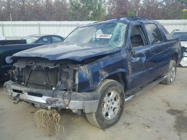 3GNEC12Z76G103278 - 2006 CHEVROLET AVALANCHE BLUE photo 2