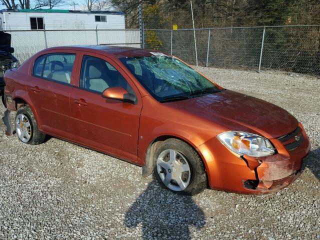 1G1AL55F877184510 - 2007 CHEVROLET COBALT LT ORANGE photo 1