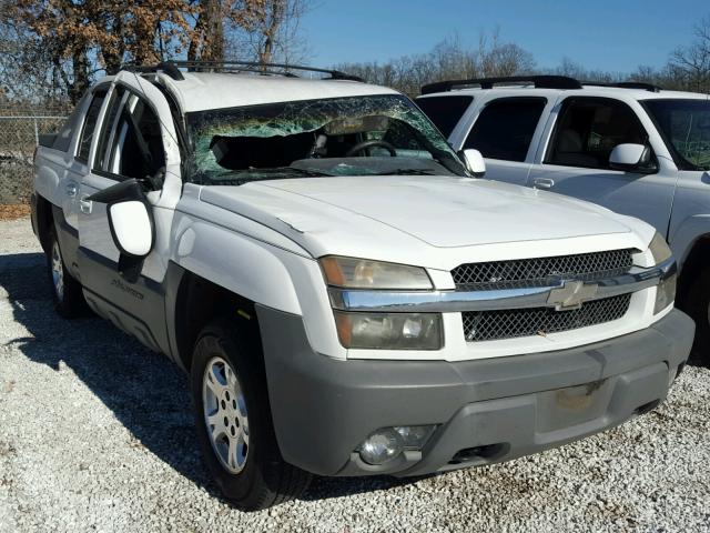 3GNEC13T82G139680 - 2002 CHEVROLET AVALANCHE WHITE photo 1