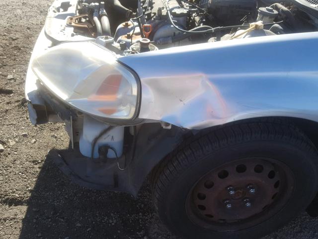 2HGEJ6616YH530925 - 2000 HONDA CIVIC BASE GRAY photo 9