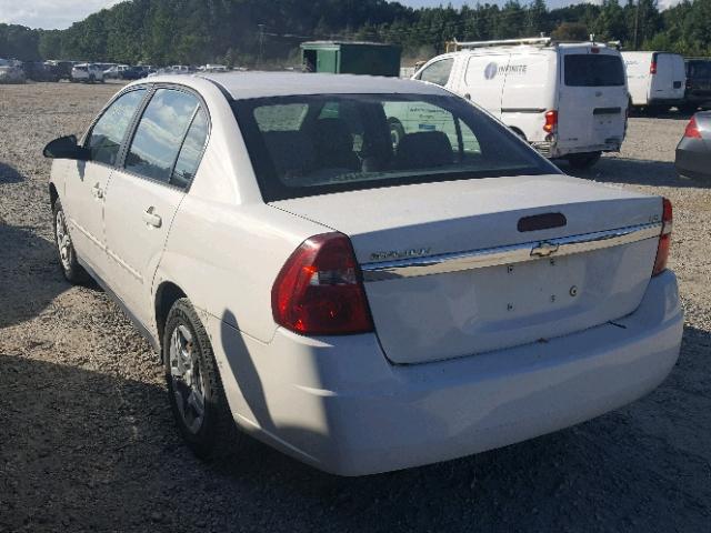 1G1ZS58F57F240622 - 2007 CHEVROLET MALIBU LS თეთრი ფოტო 3