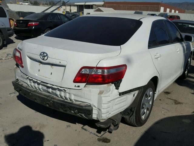 4T4BE46K08R024878 - 2008 TOYOTA CAMRY CE WHITE photo 4