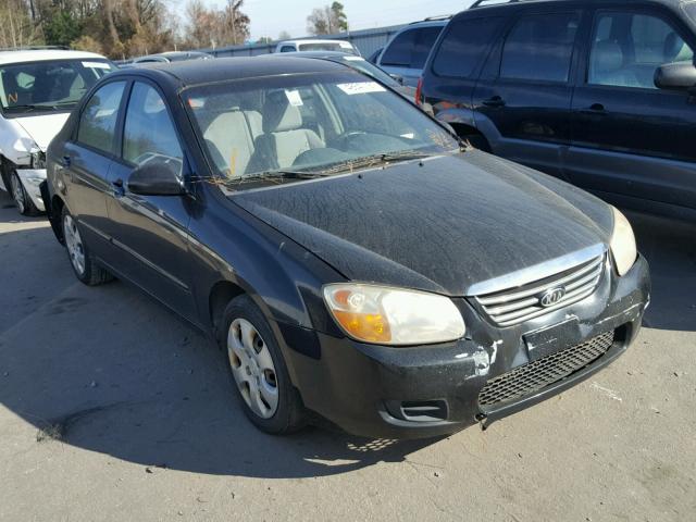 KNAFE121475425495 - 2007 KIA SPECTRA EX BLACK photo 1