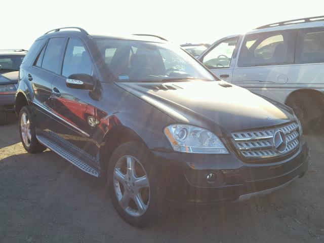 4JGBB86E26A060283 - 2006 MERCEDES-BENZ ML 350 BLACK photo 1