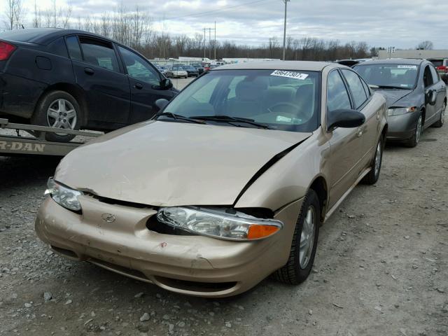 1G3NL52E83C335674 - 2003 OLDSMOBILE ALERO GL GOLD photo 2