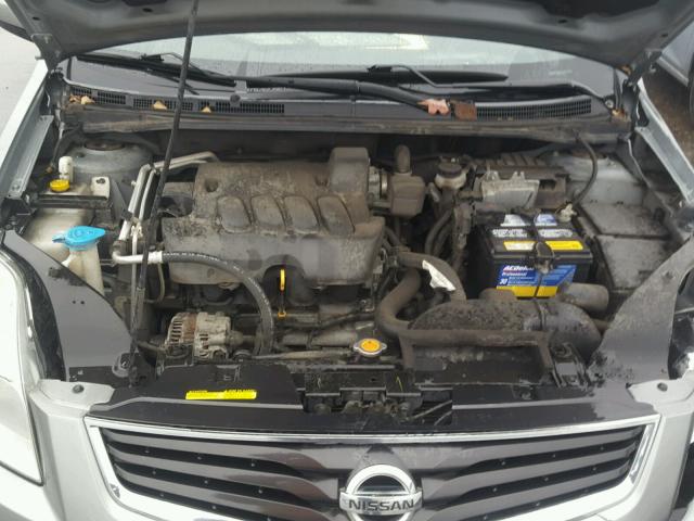 3N1AB6AP3AL649005 - 2010 NISSAN SENTRA 2.0 SILVER photo 7