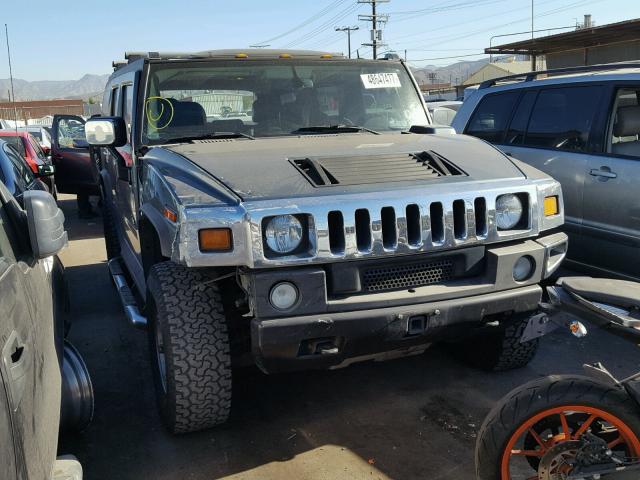 5GRGN23U45H126945 - 2005 HUMMER H2 BLUE photo 1