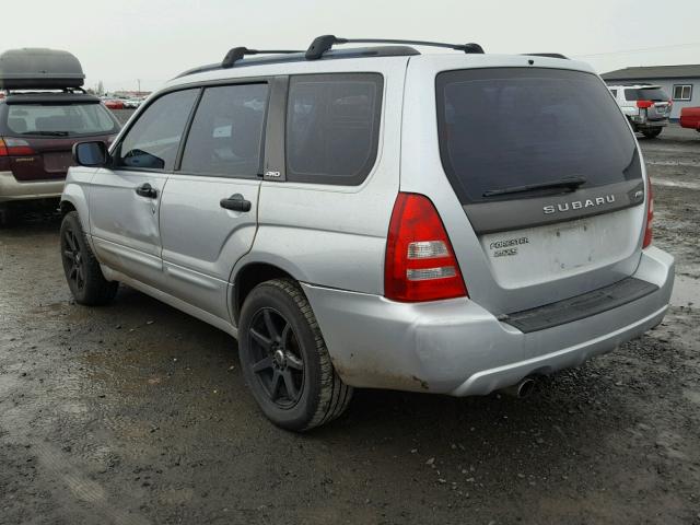 JF1SG65664H763223 - 2004 SUBARU FORESTER 2 SILVER photo 3