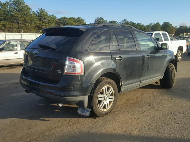 2FMDK48C17BB67294 - 2007 FORD EDGE SEL BLACK photo 4