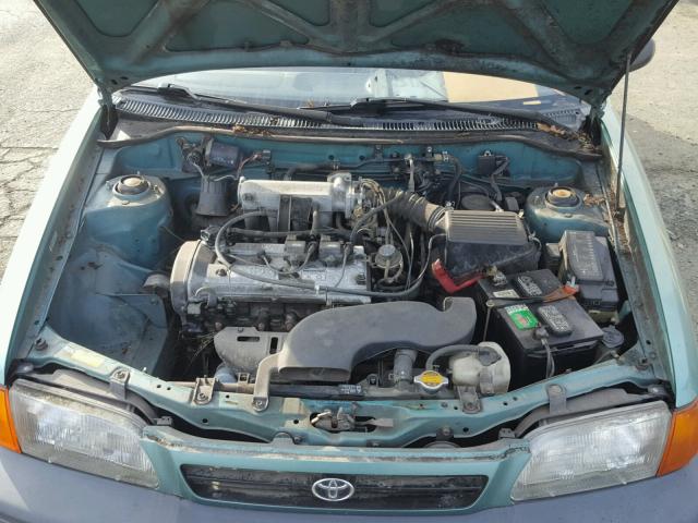 JT2EL55D9S0088614 - 1995 TOYOTA TERCEL STD GREEN photo 7