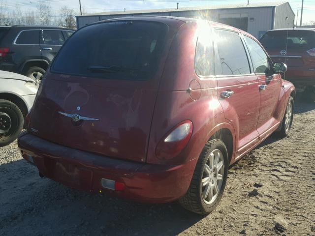 3A4FY58B66T352527 - 2006 CHRYSLER PT CRUISER RED photo 4