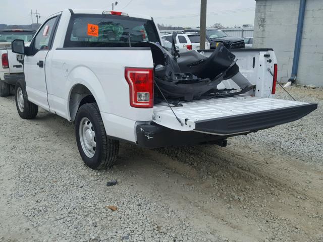 1FTMF1C84GFC78768 - 2016 FORD F150 WHITE photo 3