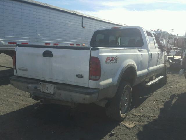 1FTWW31P36EA20485 - 2006 FORD F350 SRW S WHITE photo 4