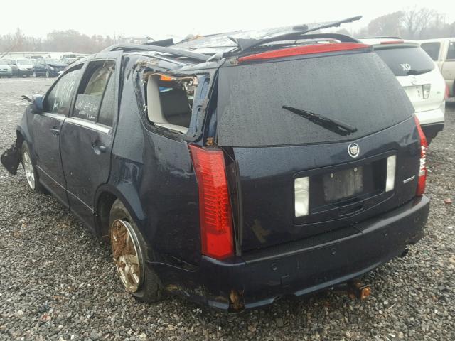 1GYEE637360208380 - 2006 CADILLAC SRX BLUE photo 3