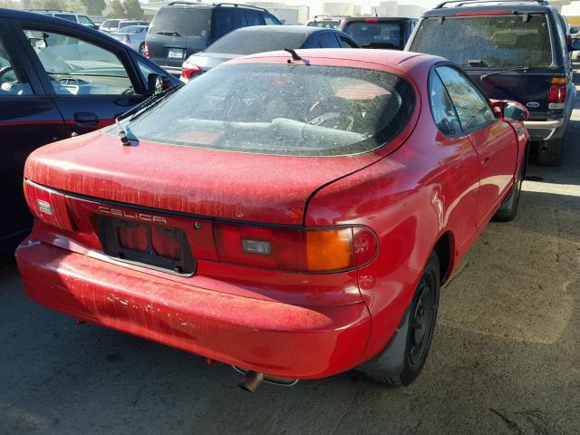 JT2ST87N2L0027200 - 1990 TOYOTA CELICA GT RED photo 4