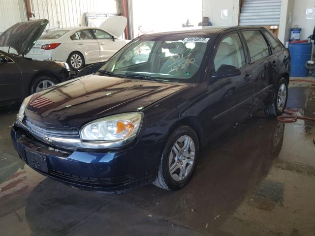 1G1ZS62805F304580 - 2005 CHEVROLET MALIBU MAX ლურჯი ფოტო 2