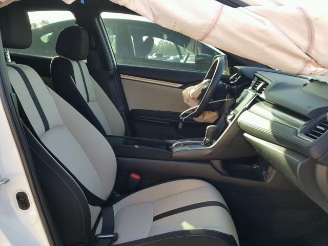 SHHFK7H52HU203271 - 2017 HONDA CIVIC EX WHITE photo 5