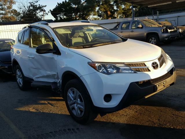 2T3ZFREV0FW200847 - 2015 TOYOTA RAV4 LE WHITE photo 1