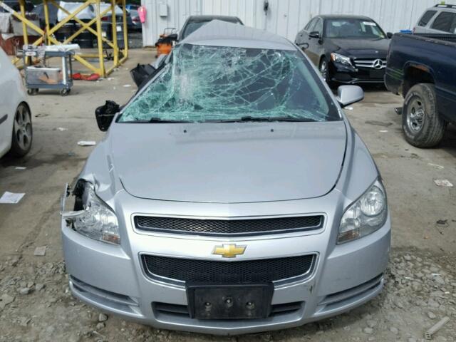 1G1ZC5E14BF174420 - 2011 CHEVROLET MALIBU 1LT ვერცხლისფერი ფოტო 10