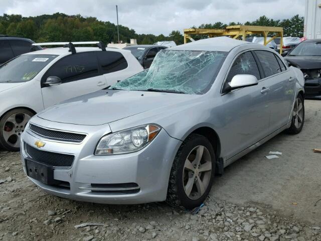 1G1ZC5E14BF174420 - 2011 CHEVROLET MALIBU 1LT ვერცხლისფერი ფოტო 2