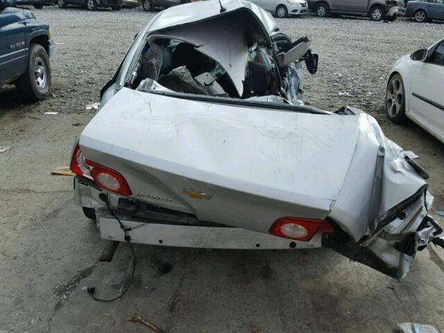 1G1ZC5E14BF174420 - 2011 CHEVROLET MALIBU 1LT ვერცხლისფერი ფოტო 9