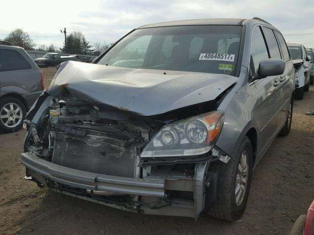 5FNRL38479B029565 - 2009 HONDA ODYSSEY EX BLUE photo 2