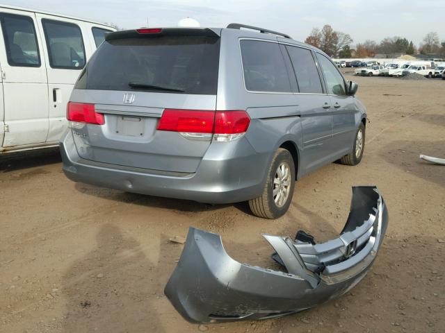 5FNRL38479B029565 - 2009 HONDA ODYSSEY EX BLUE photo 4