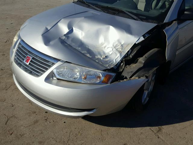1G8AJ55F07Z156972 - 2007 SATURN ION LEVEL SILVER photo 9