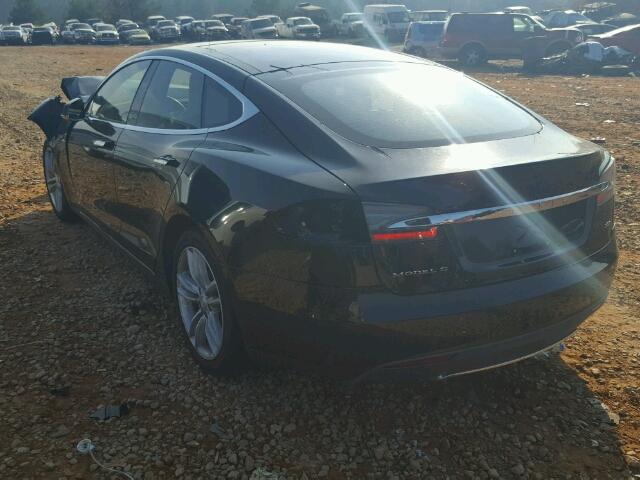 5YJSA1E24FF103695 - 2015 TESLA MODEL S BLACK photo 3