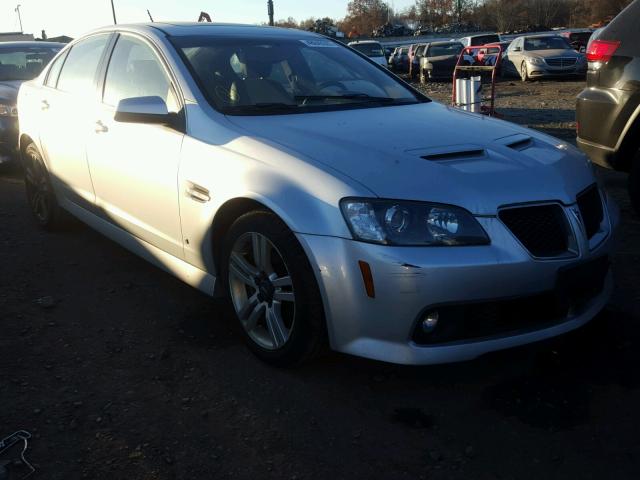 6G2ER57709L234539 - 2009 PONTIAC G8 WHITE photo 1