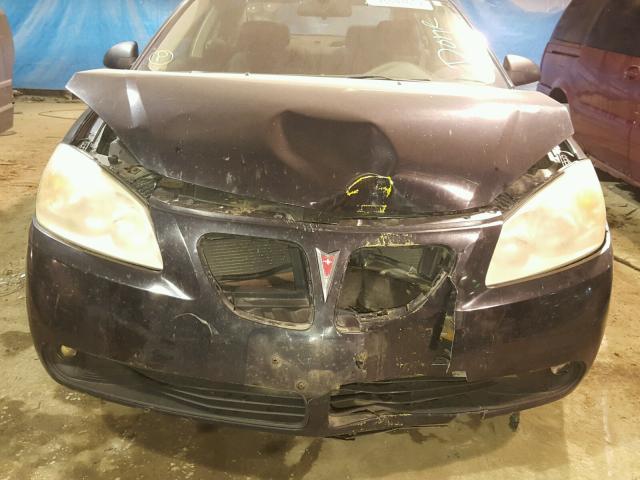 1G2ZG57N374128757 - 2007 PONTIAC G6 BASE BLACK photo 9