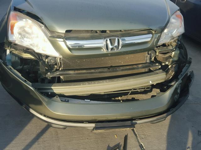 JHLRE38797C013854 - 2007 HONDA CR-V EXL GREEN photo 9