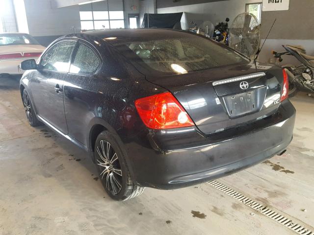 JTKDE177270161657 - 2007 TOYOTA SCION TC 黑色 照片 3