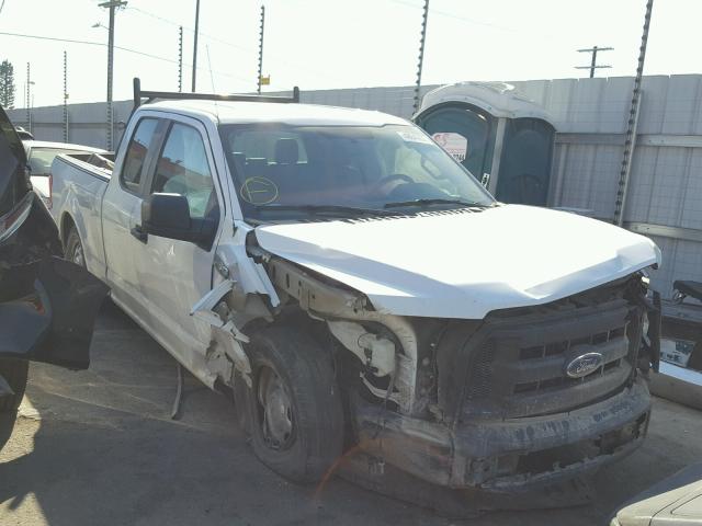 1FTEX1C89FKE75748 - 2015 FORD F150 SUPER WHITE photo 1