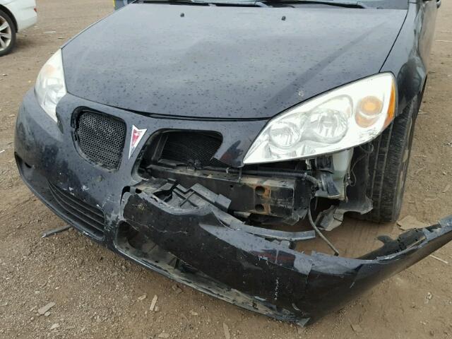 1G2ZG558964217096 - 2006 PONTIAC G6 SE1 BLACK photo 9