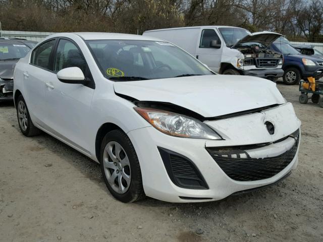 JM1BL1UG9B1423587 - 2011 MAZDA 3 I WHITE photo 1