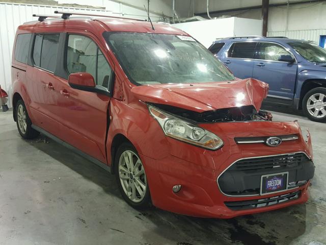 NM0GE9G70E1163558 - 2014 FORD TRANSIT CO RED photo 1