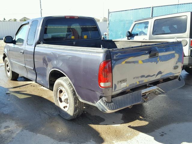 1FTZX1723XNC27759 - 1999 FORD F150 BLUE photo 3